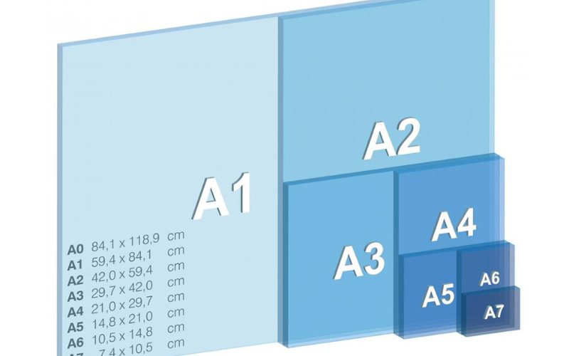 Tiêu chuẩn kích thước khổ giấy