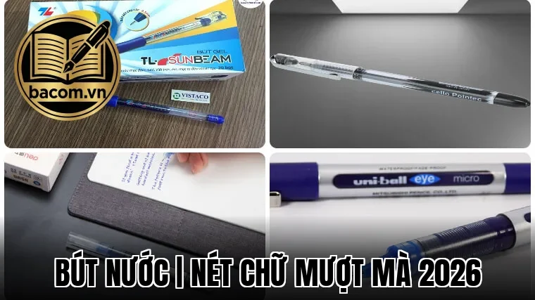 Bút Nước | Nét Chữ Mượt Mà 2026