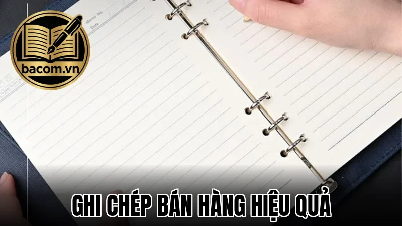 Ghi Chép Bán Hàng Hiệu Quả