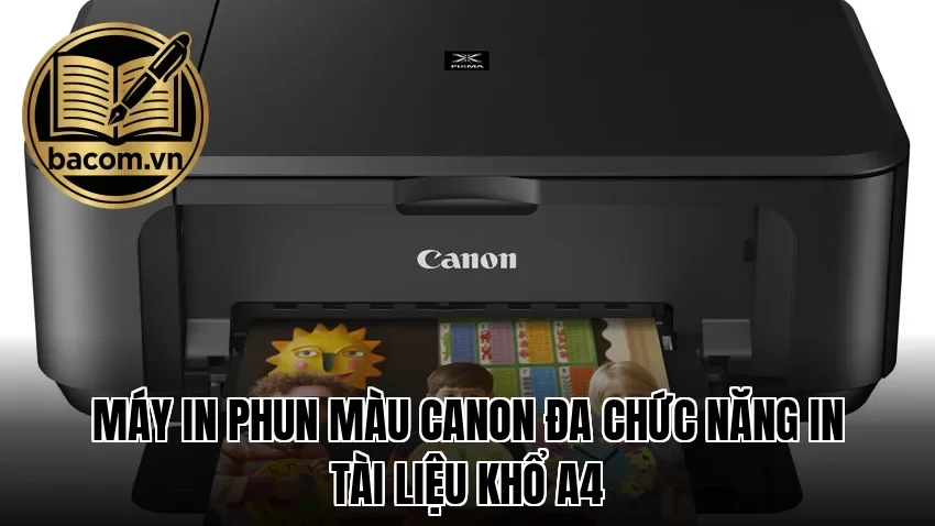 Máy in phun màu Canon đa chức năng in tài liệu khổ A4
