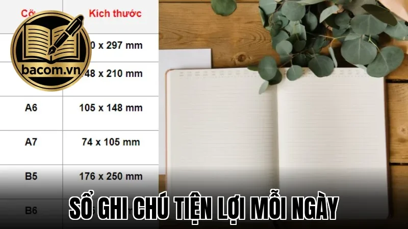 Sổ Ghi Chú Tiện Lợi Mỗi Ngày